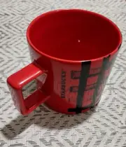 Starbucks Red and Black Ceramic Mug, UGA and Georgetown Colors
