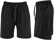 [FIL] Men's Gym Sports Jogging Basketball Shorts Zipped Pockets Embroidered - Brooklyn