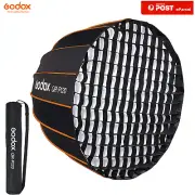 Godox QR-P120 Parabolic Softbox Bowens Mount Quick Setup with Grid Carrying Bag