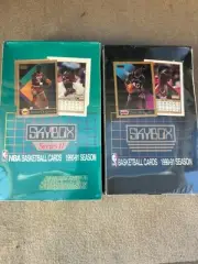 1990-91 NBA Skybox Basketball Box Series 1 &2 Factory Sealed/Unopened Jordan Top
