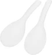 ULTECHNOVO 2Pcs Lightweight Non Stick Rice Paddle Spoon Kitchen Utensils for Home Cooking Multi Functional Rice Spatula for Efficient Food Serving and Dining