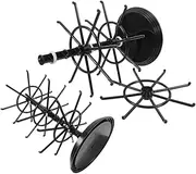 GANAZONO Elegant Rotating Keychain Hanger Jewelry Organizer Stand 3 Layers for Earrings Necklaces and Bracelets