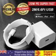 20W USB Type-C Wall Adapter USB-C PD Fast Charger iPad For iPhone 13 14 Pro Max