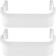 2 PACK 240351601 Refrigerator Freezer Door Bin Side Shelf Compatible with Ken.more Fri.gidaire Refrigerator