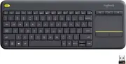 Logitech K400 Plus Wireless Keyboard with Touchpad - Black - Easy to use