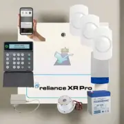 Hills Security Alarm System Reliance XRPro, NXG-1830 with Guardall Detectors