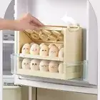 Large Capacity Refrigerator Egg Storage Box Household Egg Organiser