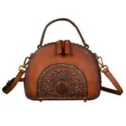 Women's Handbag Genuine Pu Leather Women's Shoulder Bag Multi-functional First Layer Cowhide Handbags Classical Diagonal Bag