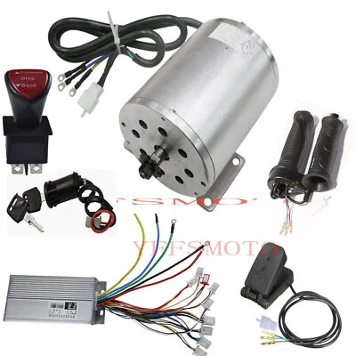 48V 1800W Electric Motor Controller Pedal Grips Reverse for Go Kart Trikes Drift