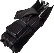 NEW Amazon Basics Soft-Sided Foldable Wheeled Golf Travel Bag