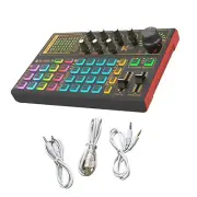 1set K300 Sound Card Multifunctional Voice Changing For Live Steaming/Podcast