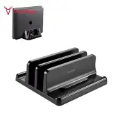 Storage Computer Bay Notebook Stand 3 In 1 Tablet Base Vertical Laptop Holder