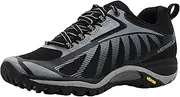 [MERRELL] Women's Siren Edge 3 Hiking Shoe, Black, 7.5 M US