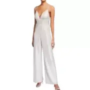 Aidan Mattox Knit Foiled Jumpsuit H2