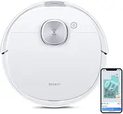 ECOVACS Robot Vacuum Cleaner and Mop DEEBOT N10, Powerful 4300Pa Suction, Up to 300 Minutes Runtime, dToF Navigation, Multi-Floor Mapping(1 Year Warranty by ECOVACS)