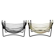 Iron Fruit Basket Table Centerpiece Countertop Metal Wire Storage Basket