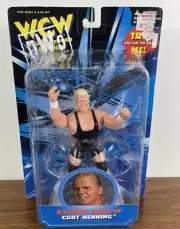 1998 Curt Henning Action Figure NWO WCW Wrestling Atomic Elbow WWF WWE NIB NOS