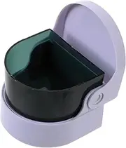EXAOMBLE Jewelry Cleaning Cleaning Machine Coins Cleaner Coin Cleaning Machine Power Washers Electric Powered Mouldable Portable Washer Machine Eyeglasses Cleaner Veneers White