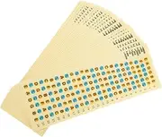 CIMAXIC 20pcs Ukulele Audio Stickers Fretboard Notes Guitar Fretboard Note Decals Guitar Practicing Decal Guitar Accessories Fretboard Note Map Decals Reminding Sticker for Guitar PVC