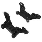 2Pcs Front and Rear Shock Tower 16170 16180 for MJX Hyper Go 16207 16208 16209 16210 H16 H16H H16E H16P Spare Parts Black