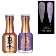 Billionaire Diamond Gel Polish UV LED & Nail Lacquer Duo 020 Hile's Land 15ml
