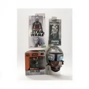 Star Wars Mandalorian Lot Figure Figpin Itty Bitty Pop Cara Dune Bo Katan New