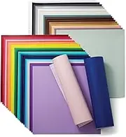 Cricut Removable - Everything Sampler, 12x12 Vinyl Sheets and Transfer Tapes, Create Long-Lasting DIY Projects, Durable for Machines, (Pack of 45 with 40+ Colors)