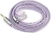 Linsoul Tripowin Zonie 16 Core Silver Plated Cable SPC Earphone Cable for KZ ZS10 PRO ZSN PRO X ZST X CCA CRA (Recessed 2pin, 3.5mm, Lavender)