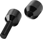 1-1/8" Two Hole Pins, Handy 6061 Aluminum Lightweight Construction 2 Hole Flange Alignment Pin with Anodized Black Oxide Finish Black