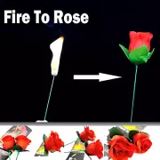 One The Torch to Rose Magic Trick – A Mesmerizing Illusion of Transformation 2Pc