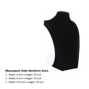 Necklace Pendant Display Organizer Mannequin Bust Jewelry Display Stand