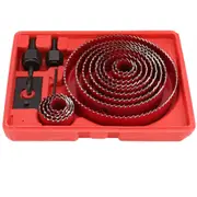 Woodworking Tool Metal Timber Wood Sheet 17x Hole Saw Drill Bit Kit Set Holesaw