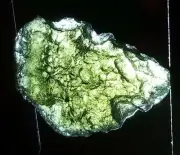 MOLDAVITE Czech Republic Genuine Meteorite Impact Green Tektite 16.5 carats