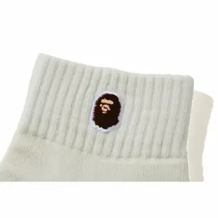 BAPE A Bathing Ape Goods Logo Ankle Socks 猿人頭 刺繡 小logo 短襪