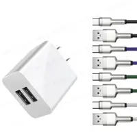 在飛比找ETMall東森購物網優惠-HANG C14 雙USB 2.1A快速充電器(白)+倍思 
