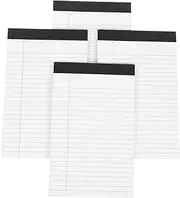 EXAOMBLE Tear-off Notepad Set 4 A5 Memo Pads for Students Teachers Travelers and Office Workers