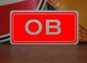 RED OB Out of Bounds stake Sign 4 Golf Course Country Club or Driving Range