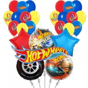 30Pcs Race Car Theme Balloon Set Kids Race Car Birthday Party Decorations