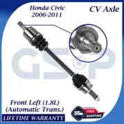 GSP OEM Front Left CV Axle For 2006-2011 Honda Civic Automatic Trans. Lifetime W (for: Honda Civic)