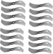 Gemfan 16Pcs 40mm 2-Blade Prop 8CW 8CCW 1mm Hole Drone Propellers Compatible with 1102 Brushless Motor for RC FPV Racing Freestyle Tinywhoop Drones Mobula7 Replacement(Gray)…