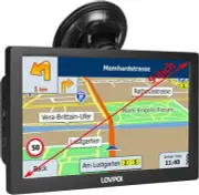GPS Navigation for Truck Car, 9 Inch Trucker GPS for Semi Truck 2024 Map, GPS Tr
