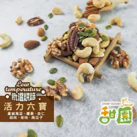 在飛比找PChome24h購物優惠-活力六寶綜合堅果 1包入 低溫烘焙 養生堅果 減醣 綠拿鐵 