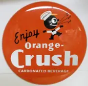 Orange Crush 18" Round Coca-Cola Button