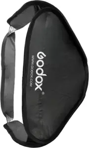 50X50Cm 19.6"X19.6" Softbox Bag Kit for Camera Studio Flash Fit Bowens Elinchrom