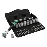 Wera 29 Piece Ratchet, Socket & Bit Set 3/8" Square Drive 004046SKU