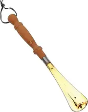 Ipetboom Shoehorn Travel Shoe Helper Lazy Shoe Helper Spoon Shoe Lifter Shoe Stretcher Shoe Inserter Shoes Lift Tool No Bend Shoe Horn Travel Shoe Horn Shoe Horn Helper Wooden Handle