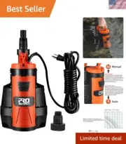 High-Efficiency 1/2HP Submersible Pump with Float Switch for Pools & Cellars