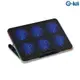 逸奇e-Kit 藍光六風扇靜音七彩炫光雙調節多角度RGB筆電散熱墊 CKT-Y5 (8.3折)