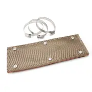 DEI/Design Engineering Titanium Car Exhaust Pipe Heat Shield In 4'' x 12'' Size