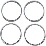 Beautiful Stickers Car Styling Car Door Audio Speaker Decoration Ring Sticker for X5 F15 X6 F16 2014 2015 2016-2018 (Color : 4pieces, Size : X5 F15 2014-2018)